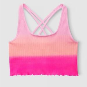 Happy Nation (PINK) // Tween Sports Bra - Size S